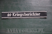 Kriegsberichter Waffen SS Arm Band 