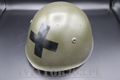 Original Italian Army "Medic" Steel Combat Helmet M33 Size 56