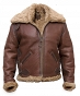 Pilotka skórzana B-6 Redskin Shearling