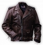 Leather Jacket Rockabilly Marlon Brando brown