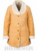 Kurtka Pilotka Skórzana Sara: Lambskin Coat