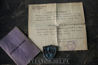 Polish Soldier's Gen. Haller WW1 Set of Documents 