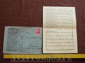 Original Letter From KZ Lager Dachau 16.2.1941